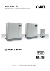Notice Carel HEATERSTEAM V2 Humidificateur