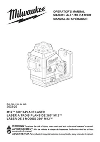 Notice MILWAUKEE M12 3632-21 Niveau laser