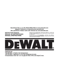 Notice DEWALT DWFP55120 Polisseuse