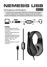Notice Media-Tech NEMESIS USB MT3574 Ecouteur