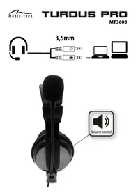 Notice Media-Tech TURDUS PRO MT3603 Ecouteur