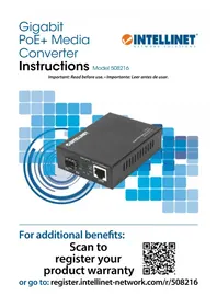 Notice Intellinet 508216 Convertisseur audio/vidéo