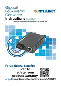 Notice Intellinet 508209 Convertisseur audio/vidéo