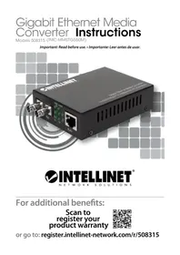 Notice Intellinet 508315 Convertisseur audio/vidéo