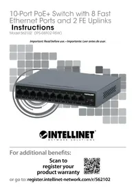 Notice Intellinet 562102 Carte réseau / adaptateur