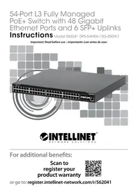 Notice Intellinet 562041 Commutateur