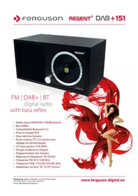 Notice Ferguson REGENT DAB+151 Radio