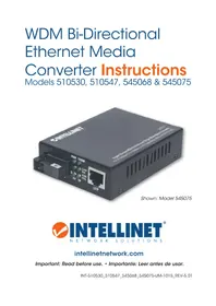 Notice Intellinet 510530 Convertisseur audio/vidéo