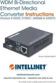 Notice Intellinet 510547 Convertisseur audio/vidéo