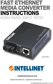 Notice Intellinet 506519 Convertisseur audio/vidéo