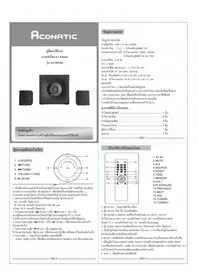 Notice Aconatic AN-SP154 Haut-parleur