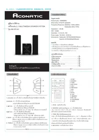 Notice Aconatic AN-SP161 Haut-parleur