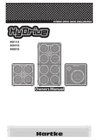 Notice Hartke HYDRIVE HX410 Non catégorisé
