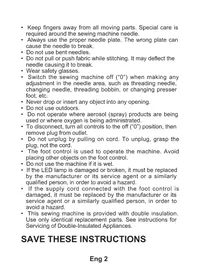 Notice SINGER C5300 Machine à coudre