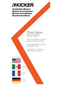 Notice KICKER 49ST4TRK Haut-parleur voiture