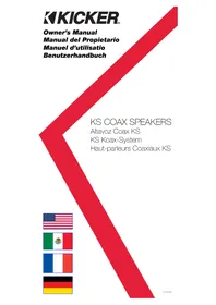 Notice KICKER 51KSC3504 Haut-parleur voiture