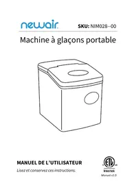 Notice NewAir AI-100R Machine à glaçons