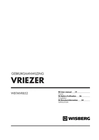 Notice Wisberg WBTMVR852 Congélateur