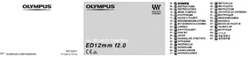 Notice OLYMPUS M.ZUIKO DIGITAL ED 12MM 1:2.0 Objectif