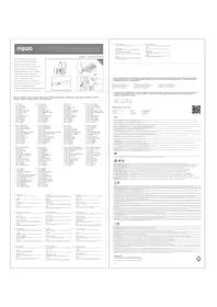 Notice RAPOO 8000S Clavier