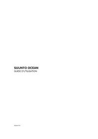 Notice SUUNTO OCEAN Montre de sport