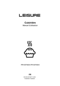 Notice LEISURE PR100F560K Cuisinière