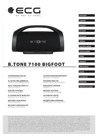 Notice ECG B.TONE 7100 BIGFOOT Haut-parleur