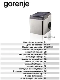Notice GORENJE IMD1200SB Appareils à emballage sous vide