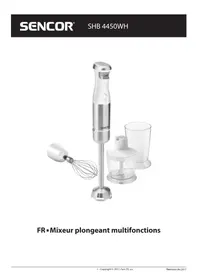 Notice SENCOR SHB 4450WH Mixeur plongeant