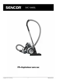 Notice SENCOR SVC 1040SL Aspirateur