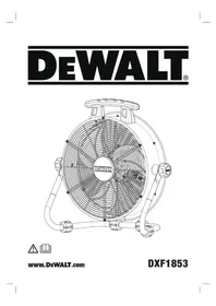 Notice DEWALT DXF1853 Ventilateur