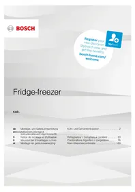 Notice BOSCH KAD93AIDP Réfrigérateur