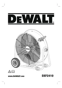 Notice DEWALT DXF2410 Ventilateur