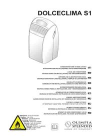 Notice OLIMPIA SPLENDID DOLCECLIMA SILENT S1 10 P Aer condiționat