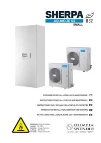 Notice OLIMPIA SPLENDID SHERPA AQUADUE S2 Pompe à chaleur