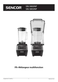 Notice SENCOR SBU 8800NP Blender