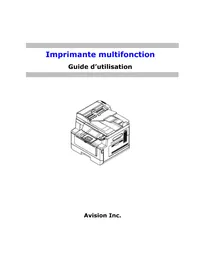 Notice AVISION AM40A Imprimante