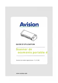 Notice AVISION PAPERAIR 215L Scanner
