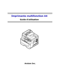 Notice AVISION AM40Q Imprimante