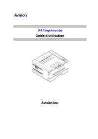Notice AVISION AP33 Imprimante