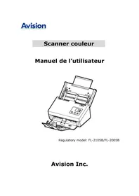 Notice AVISION AD380 Scanner
