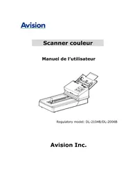 Notice AVISION AD380FWN Scanner