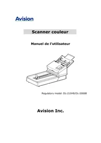 Notice AVISION AD380FN Scanner