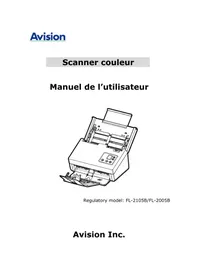 Notice AVISION AD3100N Scanner