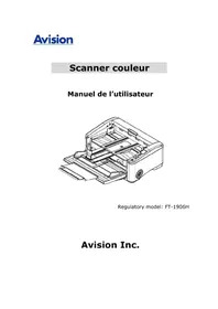 Notice AVISION AD6090N Scanner