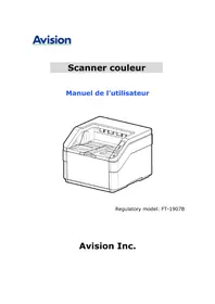 Notice AVISION AD8120U Scanner