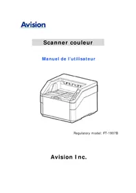 Notice AVISION AD8120P Scanner