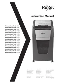 Notice REXEL OPTIMUM AUTOFEED+ 90X P4 Destructeur de document