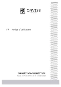 Notice Caviss SLEN132TBE4 Cave à vin