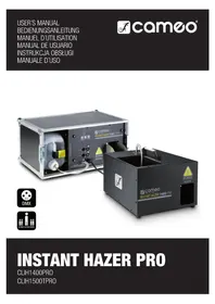 Notice Cameo INSTANT HAZER 1500 T PRO Machine à effet